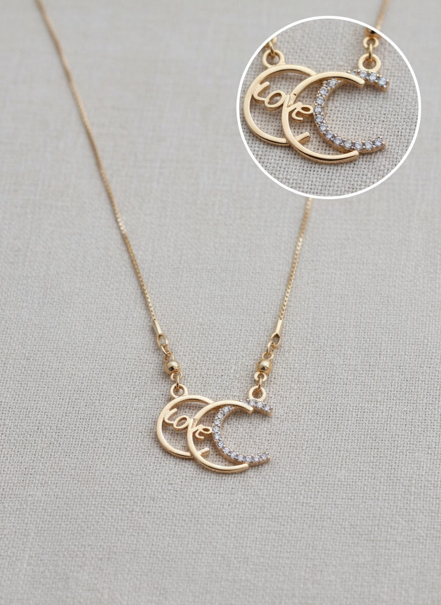 Love Moon Pendant