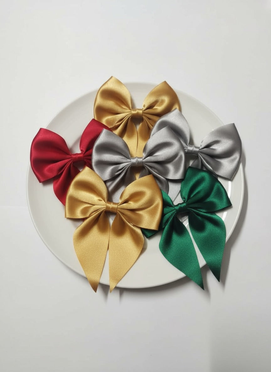 Multicolor Hairbows (Pack of 6)