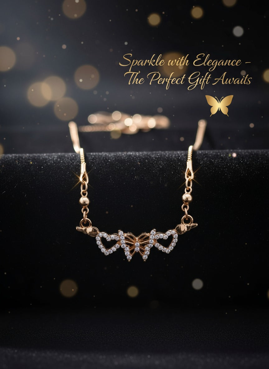 Butterfly Heart Pendant