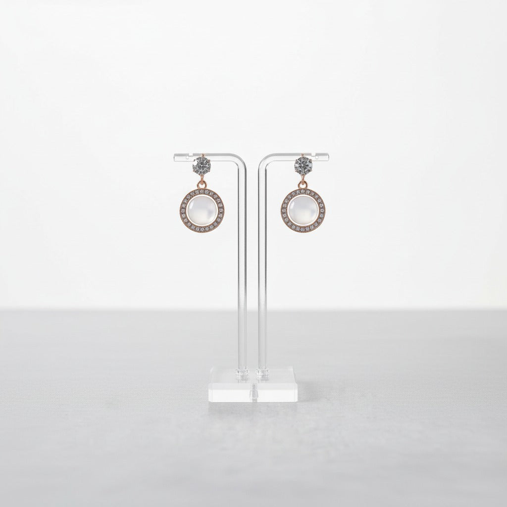 Moon Pearl Earrings